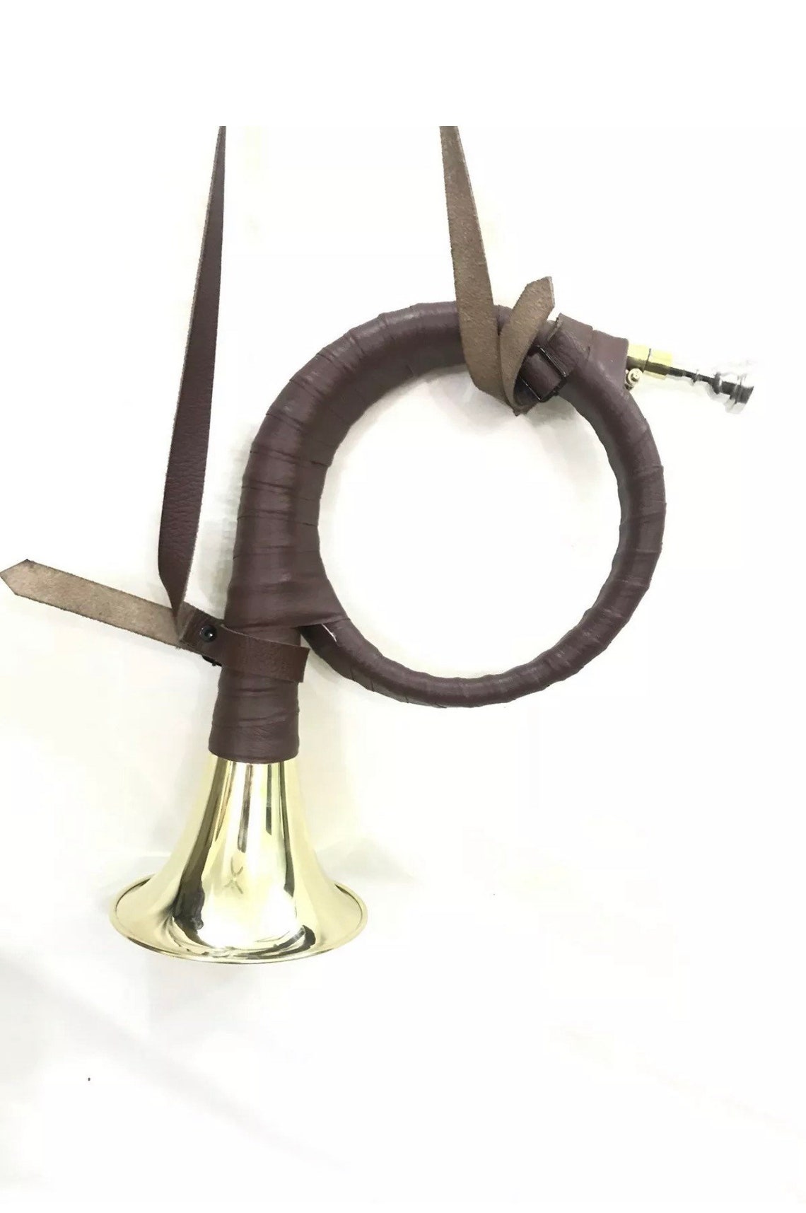 Brass Hunting horn French Hunting Horn With Silver Plated Etsy