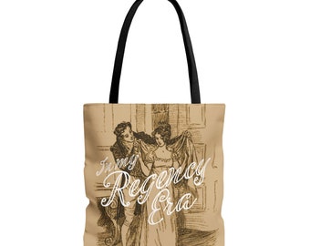 In My Regency Era Tote, Gift For Her Book Haul Bookworm Bag