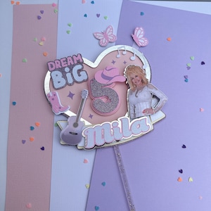cow boy girl guitar butterfly and heart custom Cake Topper, cake oponer for party, topper para fiesta de cumpleaños