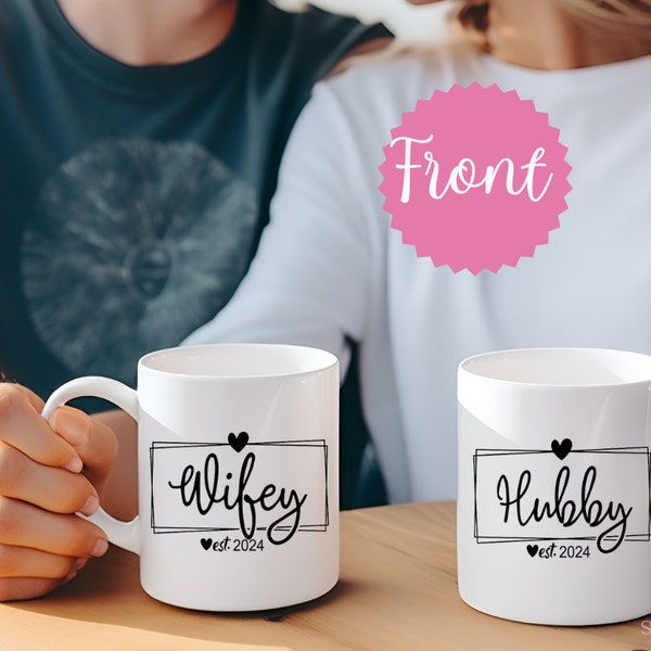 Taza para parejas o regalo de bodas mrs and mr