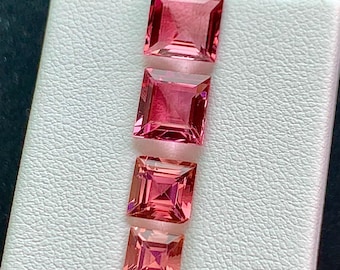 Juego de diseño de 4 piezas de turmalina