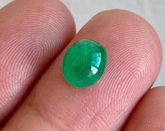 Esmeralda natural de Swat sin aceite