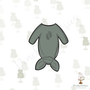 Knotted Onesie Cookie Cutter