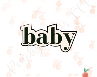 Baby Plaque Cookie Cutter