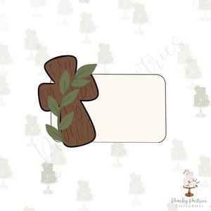 Cross Plaque Cookie Cutter