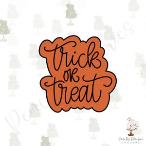 Trick or Treat #2 Cookie Cutter