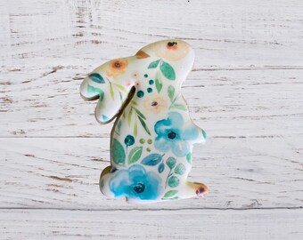 Floral Bunny Cookie Cutter