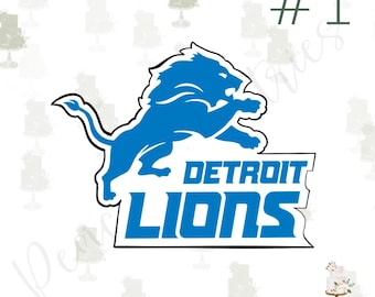 Detroit Lions Cookie Cutters (2 Design Options)