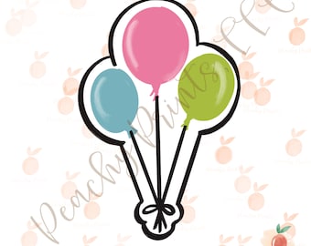 Balloons Cookie Cutter