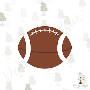 Chubby Football Cookie Cutter