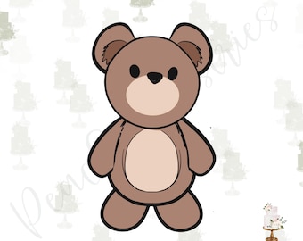 Stuffed Bear Cookie Cutter