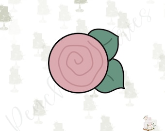 Simple Rose Cookie Cutter