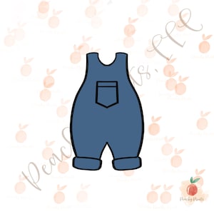 Basic Overalls Cookie Cutter