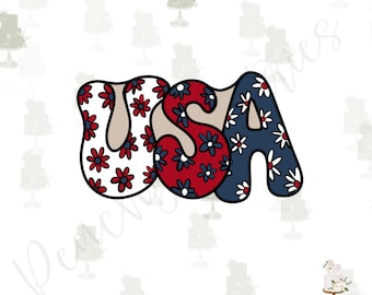 Groovy USA Cookie Cutter