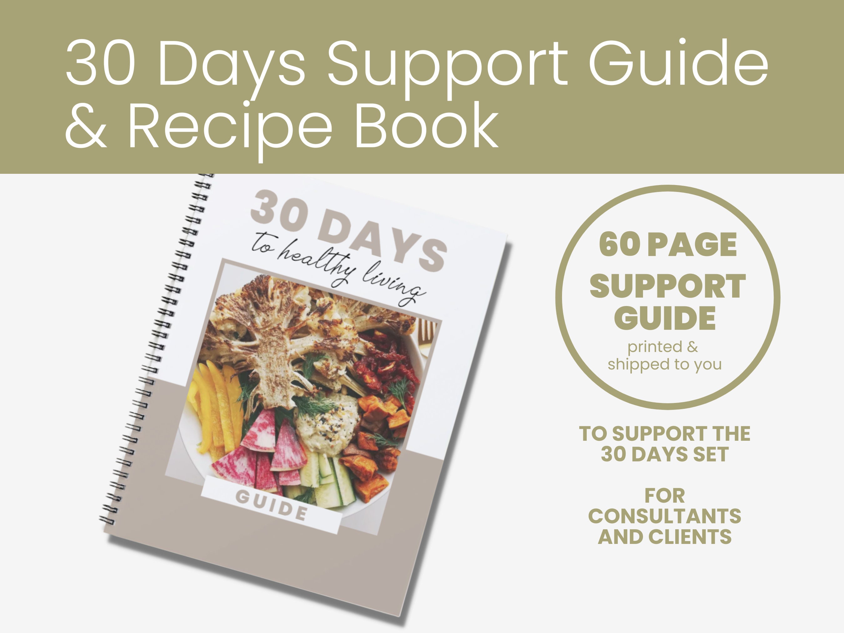 30 Days Support Guide &amp; Recipe Book Arbonne Inspired 30 - Etsy
