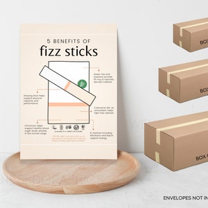 FIZZ SAMPLE CARDS Physical Cards Shipped to you Energy 30 days Arbonne inspired image 2
