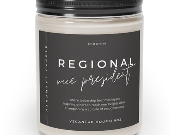 RVP Candle | Arbonne inspired | Promotion Gift | Fizz | Consultant | Regional Vice President | Mercedes Benz