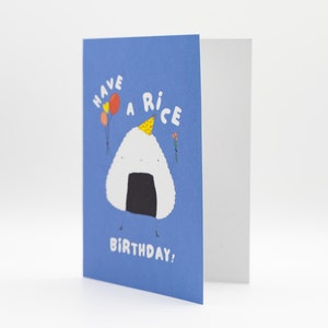 Happy Rice Birthday! Japanese Birthday Card Birthday Card 100% Recycled ...