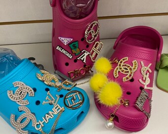 bling croc accessories