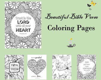 Download Bible Coloring Book Etsy