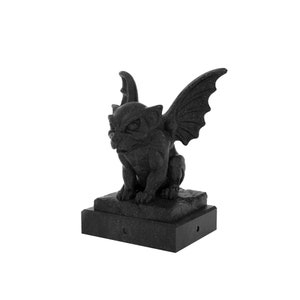 Gargoyle-standbeeld, hekpaaltopper, 4 x 4 paalkappen, tuindecor, tuinsculptuur 8/23