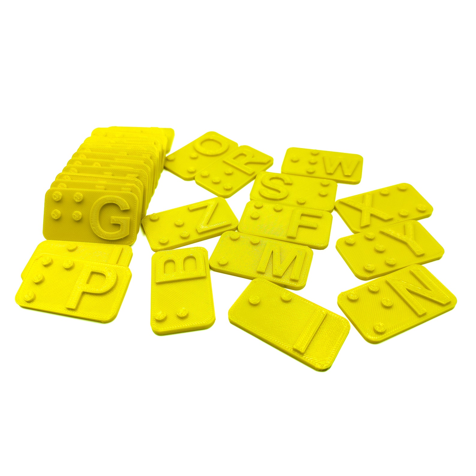 English Braille Alphabet Tiles Etsy