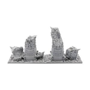 Broken Stone Column Set for Kingdom Death: Monster