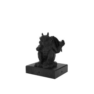 Standbeeld waterspuwer, hekpaaltopper, 4 x 4 paalkappen, tuindecor, tuinsculptuur 17/23