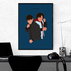 Bloodhounds Sofort-Download, digitaler Kunstdruck, druckbare Kunst, koreanisches Drama-Poster, Kdrama-Fankunst, Wandkunst