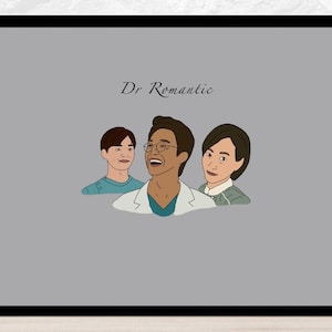 Dr Romantic Instant download, digital art print out, printable wall art, korean drama poster, fan art