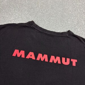 Mammut Shirt Adult X Large Black Hiking Outdoors Trail Cotton Pullover Mens image 8