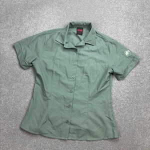 Mammut Shirt Adult Small Green Button Up Hiking Hawaiian Beach Trail Outdoor Men image 2