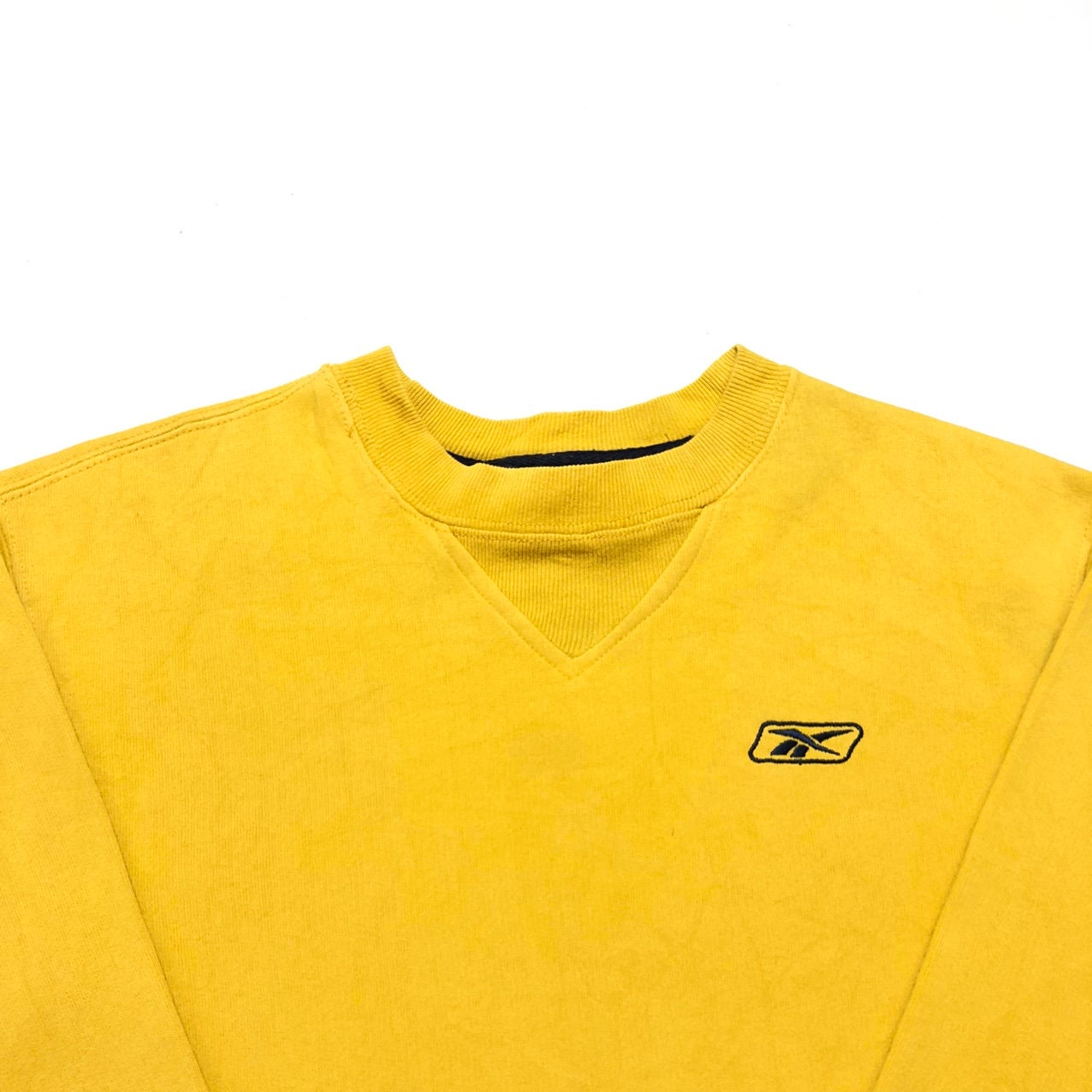 Yellow reebok vintage sweatshirt | Etsy