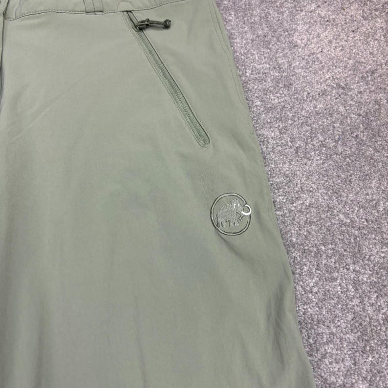 Mammut Damen Wanderhose Medium Green Regenhose Regenhose Bild 2