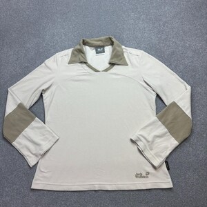 Jersey de forro polar Jack Wolfskin para mujer, color marrón, talla grande, para senderismo y actividades al aire libre.