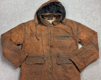 Jaqueta feminina tamanho G marrom impermeável para caça, campo e atividades ao ar livre*