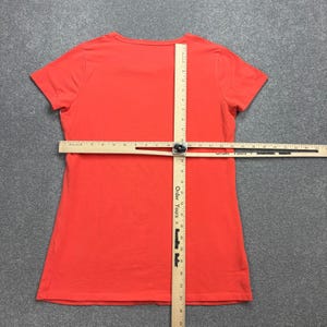 Mammut Shirt Womens Small Orange Wandern Draussen Baumwolle Pullover Lady Bild 5