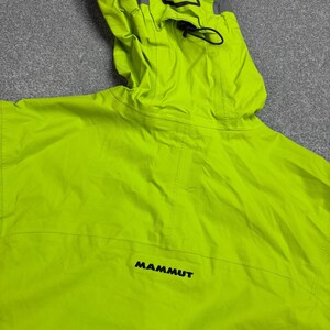 Mammut-jas volwassen grote groene droge premium windjack regenjas met capuchon heren* afbeelding 10