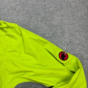 Mammut-jas volwassen grote groene droge premium windjack regenjas met capuchon heren* afbeelding 3
