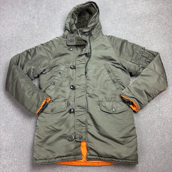 Veste N 3B pour adulte, vert moyen, parka pour grands froids armée