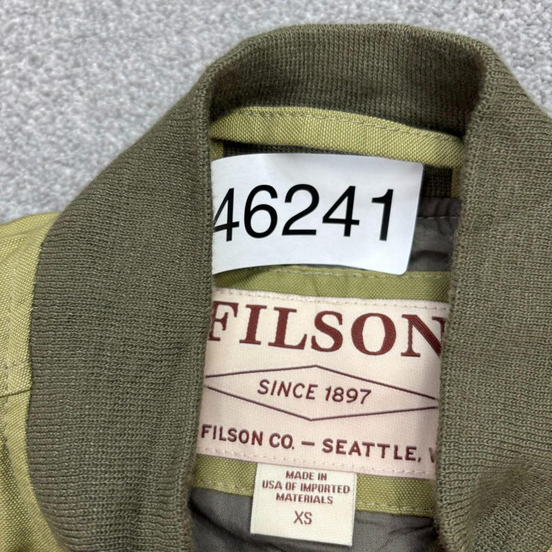 CC Filson Jacke Damen X Small Grün Canvas USA Outdoors Work Cotton Lady Bild 4