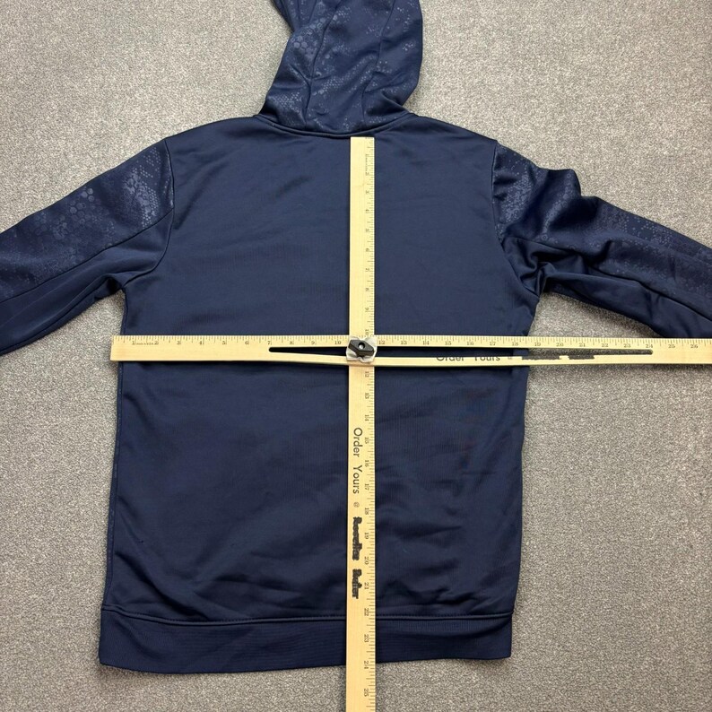 NFL Jumper Kids Large Blue Seattle Seahawks Football 90s USA Logo Hoodie Youth* image 5