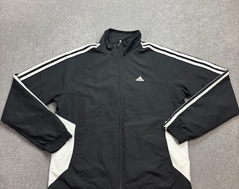 Vintage 80's Adidas ATP Keyrolan Blue 3 Stripe Full Zip Track