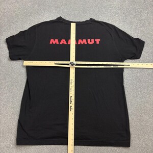 Mammut Shirt Adult X Large Black Hiking Outdoors Trail Cotton Pullover Mens image 5
