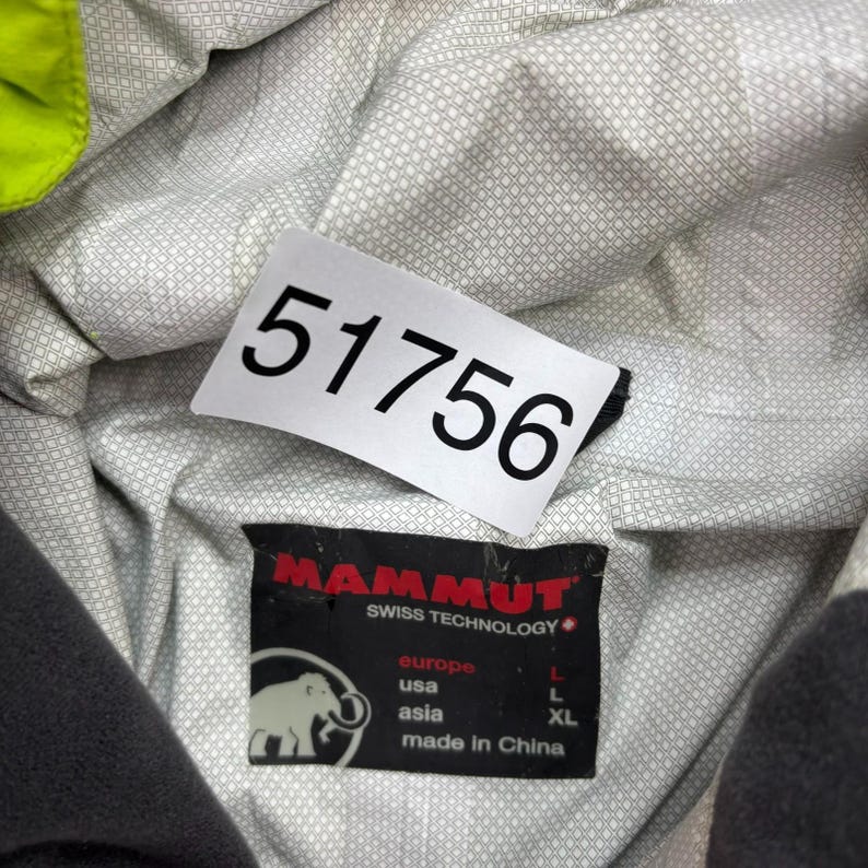 Mammut-jas volwassen grote groene droge premium windjack regenjas met capuchon heren* afbeelding 6