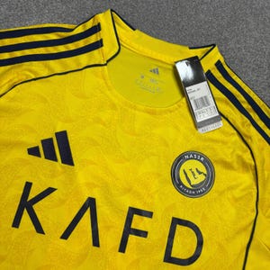 Camiseta Al-Nassr para adulto, talla M, amarilla, 2025/2026, Adidas Football Home Pedri 8 para hombre imagen 3