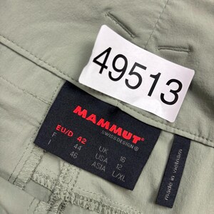 Mammut Damen Wanderhose Medium Green Regenhose Regenhose Bild 7