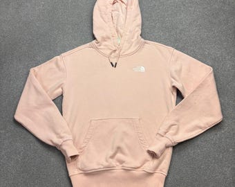 Sudadera con capucha North Face para adulto, talla extra pequeña, color rosa, con logotipo para senderismo y actividades al aire libre, para hombre*