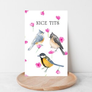 Afdrukbare kaart vogelliefhebber, mooie tieten, verjaardag, digitale download, Bird Watcher, vogels kijken, grappige kaart, leuk cadeau, verjaardagskaart, cadeau, vogels