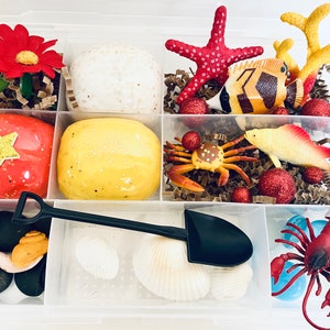 Dreaming of the Sea Sensory Kit, Sensory play, Ocean Sensory Kit, Kids Busy Box, Kids Gifts, Gift for Kids, Play Dough Kit, Play Doh Kit